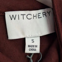 Witchery Dark Plum Mock Neck Top Size S by SwapUp-Online Second Hand Store-Online Thrift Store