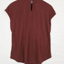 Witchery Dark Plum Mock Neck Top Size S by SwapUp-Online Second Hand Store-Online Thrift Store
