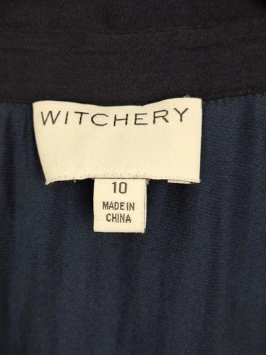 Witchery Deep Navy Shirt Dress Size 10 by SwapUp-Online Second Hand Store-Online Thrift Store