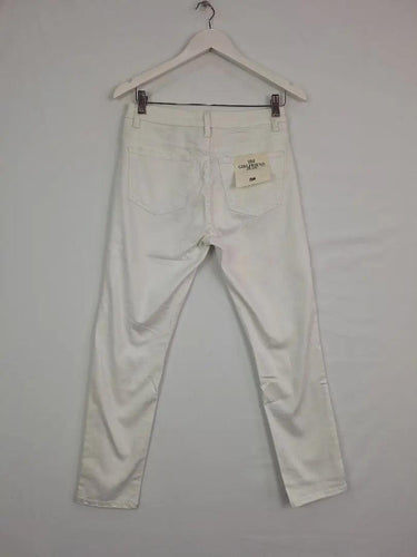 Second-Hand - Witchery Distressed Tapered Casual Denim Jeans Size 8 - SwapUp