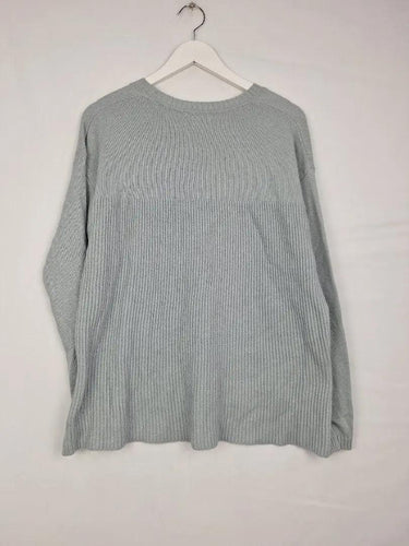 Witchery Dusty Blue Stitch Back Jumper Size S by SwapUp-Online Second Hand Store-Online Thrift Store