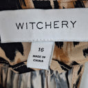 Witchery Elegant Abstract Ruffle Dress Size 16 by SwapUp-Online Second Hand Store-Online Thrift Store