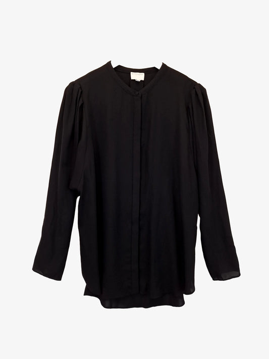 Witchery Elegant Long Covered Button Shirt Size 14 by SwapUp-Online Second Hand Store-Online Thrift Store