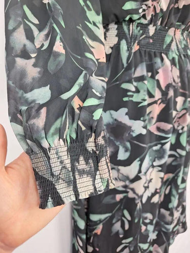 Witchery Elegant Sheer Floral Dress Size 12 by SwapUp-Online Second Hand Store-Online Thrift Store