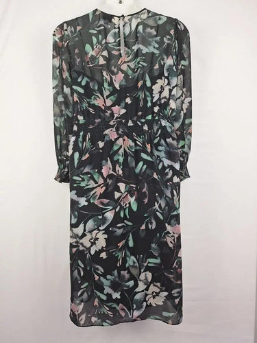Witchery Elegant Sheer Floral Dress Size 12 by SwapUp-Online Second Hand Store-Online Thrift Store
