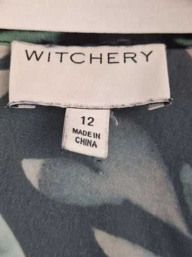 Witchery Elegant Sheer Floral Dress Size 12 by SwapUp-Online Second Hand Store-Online Thrift Store
