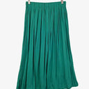 Witchery Emerald Pull On Pleated Midi Skirt Size 8 by SwapUp-Online Second Hand Store-Online Thrift Store