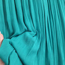 Witchery Emerald Pull On Pleated Midi Skirt Size 8 by SwapUp-Online Second Hand Store-Online Thrift Store