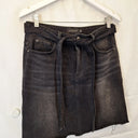 Witchery Essential Tie Waist Denim Mini Skirt Size 10 by SwapUp-Online Second Hand Store-Online Thrift Store