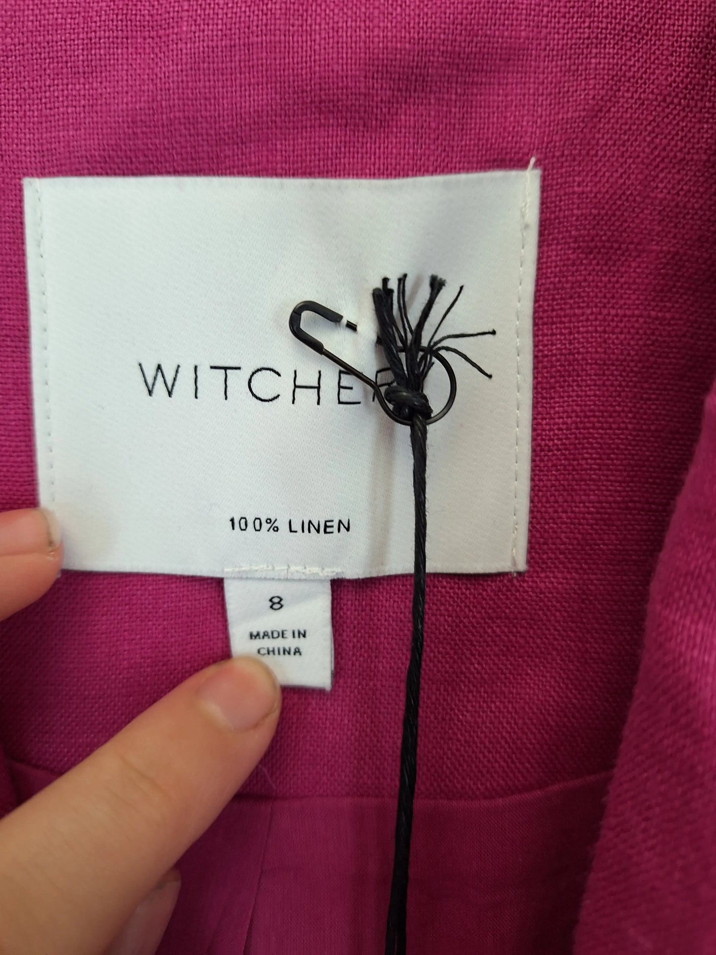 Witchery Everyday Fuchsia   Blazer Size 8 by SwapUp-Online Second Hand Store-Online Thrift Store