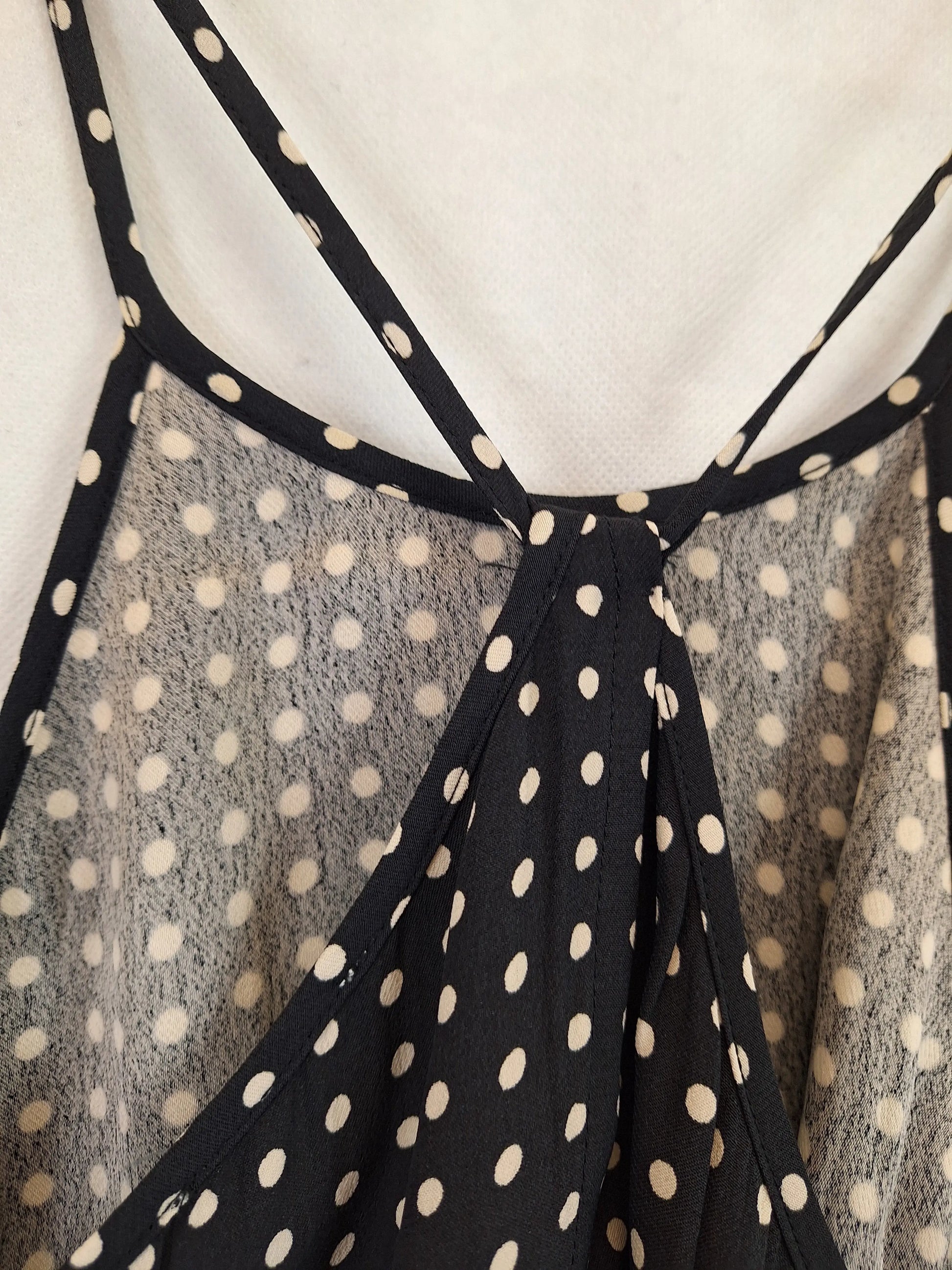 Witchery Everyday Polka Dot Camisole Top Size 12 by SwapUp-Online Second Hand Store-Online Thrift Store