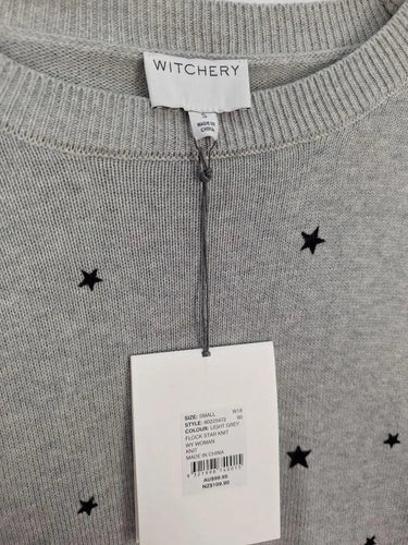 Witchery Flock Star Knit Jumper Size S by SwapUp-Online Second Hand Store-Online Thrift Store