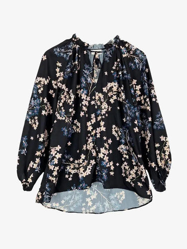 Witchery Flowy Blossom Neck Tie Shirt Size 8 by SwapUp-Online Second Hand Store-Online Thrift Store
