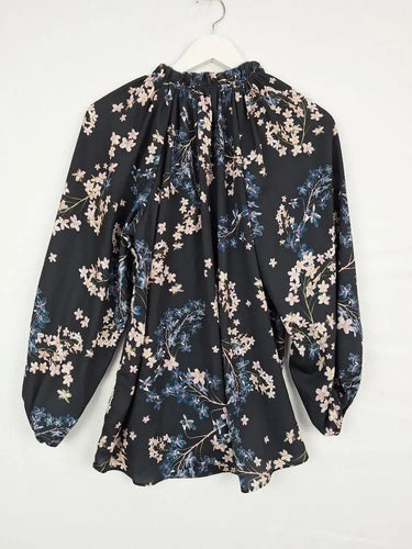 Witchery Flowy Blossom Neck Tie Shirt Size 8 by SwapUp-Online Second Hand Store-Online Thrift Store
