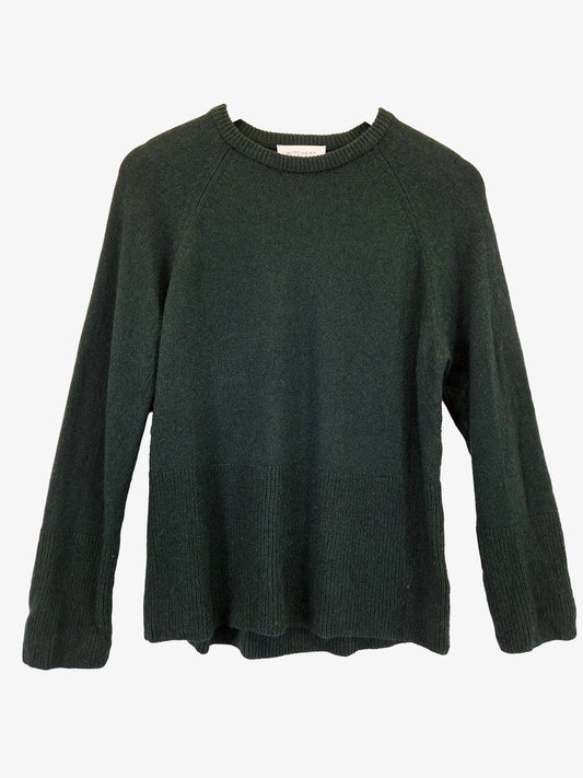 Witchery Forest Green Fine Knit Jumper Size S by SwapUp-Online Second Hand Store-Online Thrift Store