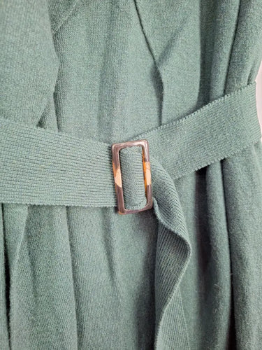 Witchery Forest Green Thick Belted Waterfall Cardigan Size XS by SwapUp-Online Second Hand Store-Online Thrift Store