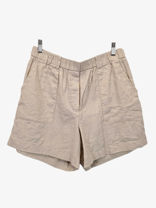 Witchery Gathered Sand Boxy Shorts Size 12 by SwapUp-Online Second Hand Store-Online Thrift Store
