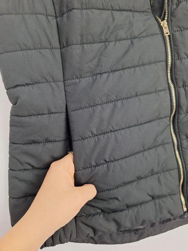 Witchery Gold Zip Chic Puffer Vest Size 10 by SwapUp-Online Second Hand Store-Online Thrift Store