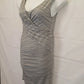 Witchery Grey Marle Ruched Split Midi Dress Size 10 by SwapUp-Online Second Hand Store-Online Thrift Store