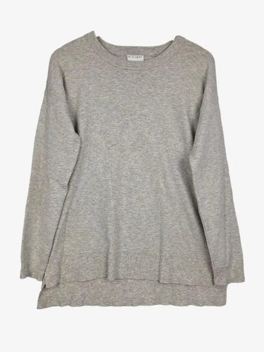 Witchery Grey Woven Ribbed Finish Jumper Size S by SwapUp-Online Second Hand Store-Online Thrift Store