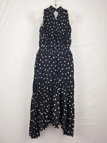 Witchery High Neck Pleat Dress Size 8 by SwapUp-Online Second Hand Store-Online Thrift Store