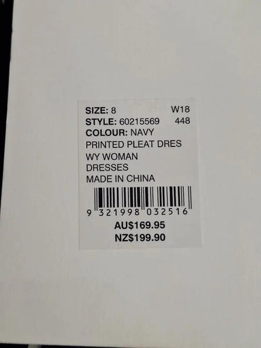 Witchery High Neck Pleat Dress Size 8 by SwapUp-Online Second Hand Store-Online Thrift Store