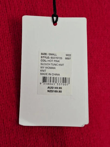 Witchery Hot Pink Slouchy Jumper Size S by SwapUp-Online Second Hand Store-Online Thrift Store