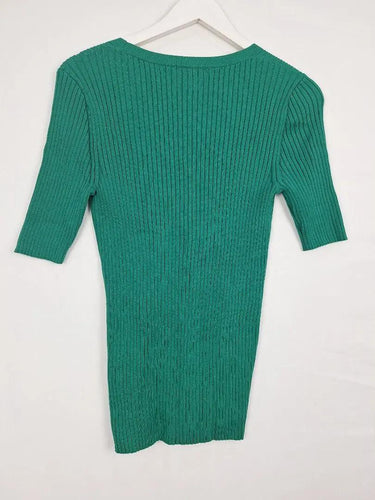 Witchery Jade Soft Ribbed Knit Top Size S by SwapUp-Online Second Hand Store-Online Thrift Store