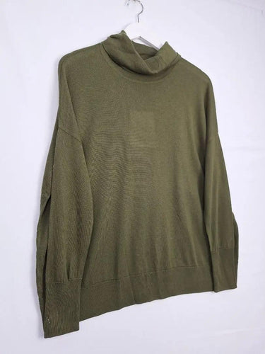 Witchery Kelp Draped Roll Neck Jumper Size S by SwapUp-Online Second Hand Store-Online Thrift Store