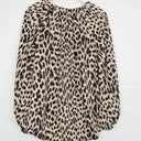 Second-Hand - Witchery Leopard Bishop Sleeve Buttoned Shirt Size 8 - SwapUp