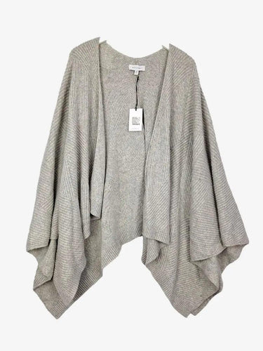 Witchery Light Grey Wool Wrap Cardigan Size OSFA by SwapUp-Online Second Hand Store-Online Thrift Store