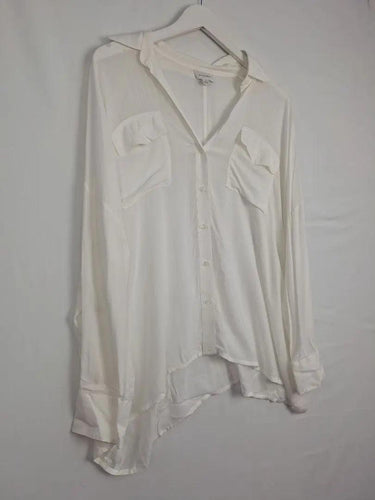 Witchery Lightweight Oversized Button Up Shirt Size S by SwapUp-Online Second Hand Store-Online Thrift Store