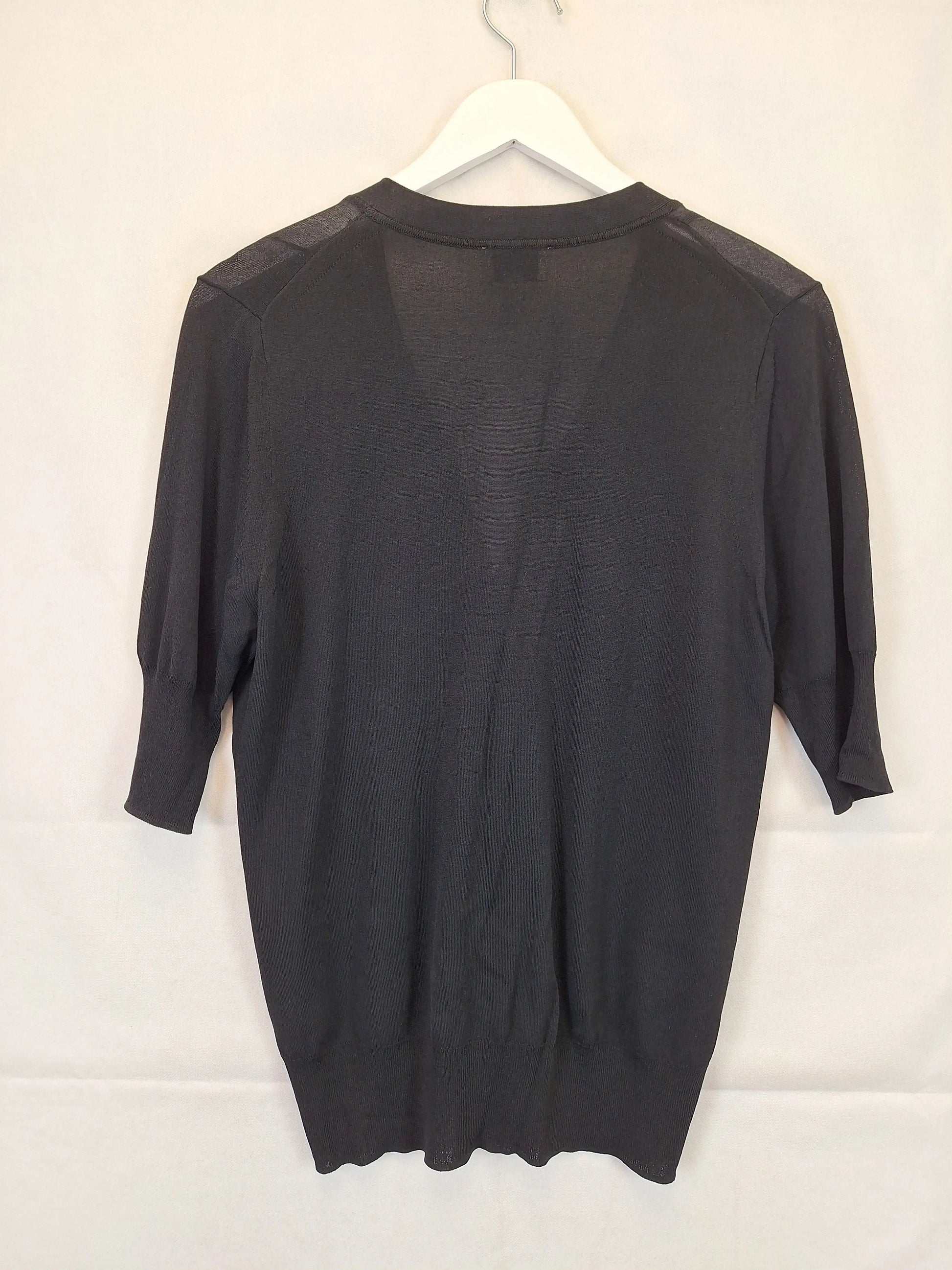 Witchery Lightweight Short Sleeve Cardigan Size M by SwapUp-Online Second Hand Store-Online Thrift Store