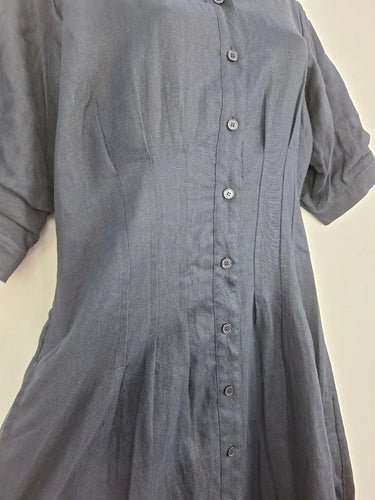 Witchery Linen Fitted Flare Dress Size 10 by SwapUp-Online Second Hand Store-Online Thrift Store