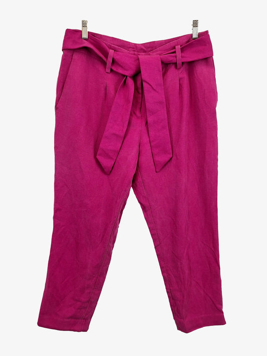 Witchery Magenta Front Pleat Tapered Pants Size 14 by SwapUp-Online Second Hand Store-Online Thrift Store