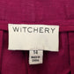 Witchery Magenta Front Pleat Tapered Pants Size 14 by SwapUp-Online Second Hand Store-Online Thrift Store