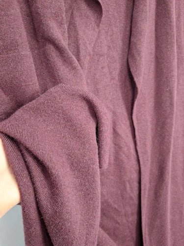 Witchery Maroon Long Line Waterfall Cardigan Size XS by SwapUp-Online Second Hand Store-Online Thrift Store