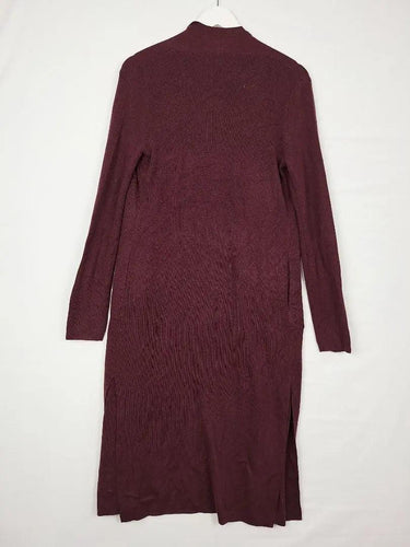 Witchery Maroon Long Line Waterfall Cardigan Size XS by SwapUp-Online Second Hand Store-Online Thrift Store