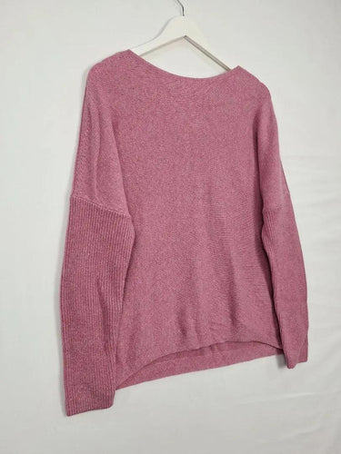 Witchery Mauve Drop Shoulder Knit Jumper Size S by SwapUp-Online Second Hand Store-Online Thrift Store