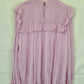 Witchery Mauve Shirred & Frilled Blouse Size 14 by SwapUp-Online Second Hand Store-Online Thrift Store