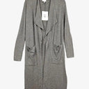 Witchery Mid Grey Shawl Collar Knit Cardigan Size XS by SwapUp-Online Second Hand Store-Online Thrift Store