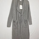 Witchery Mid Grey Shawl Collar Knit Cardigan Size XS by SwapUp-Online Second Hand Store-Online Thrift Store
