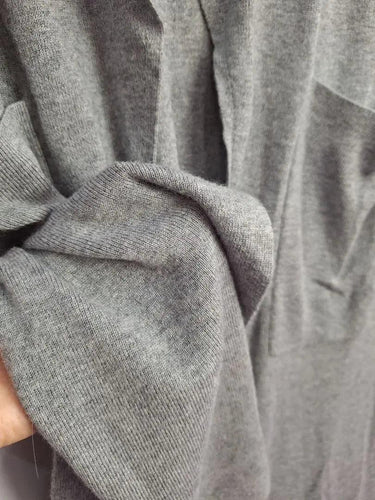 Witchery Mid Grey Shawl Collar Knit Cardigan Size XS by SwapUp-Online Second Hand Store-Online Thrift Store
