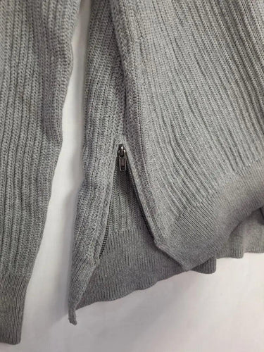 Witchery Mid Grey Zip Side Jumper Size S by SwapUp-Online Second Hand Store-Online Thrift Store