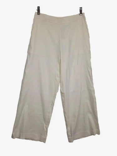 Witchery Milk White Stretch Linen Pants Size 8 by SwapUp-Online Second Hand Store-Online Thrift Store