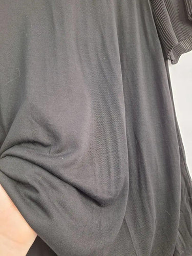 Witchery Mini Pleated Sleeve Jersey Top Size S by SwapUp-Online Second Hand Store-Online Thrift Store