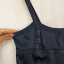 Witchery Navy Silk Y2K Top Size 12 by SwapUp-Online Second Hand Store-Online Thrift Store