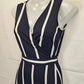 Witchery Navy Striped Sleeveless Midi Dress Size 4 by SwapUp-Online Second Hand Store-Online Thrift Store