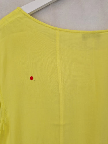 Witchery Neon Relaxed Fit Frilled Top Size S by SwapUp-Online Second Hand Store-Online Thrift Store