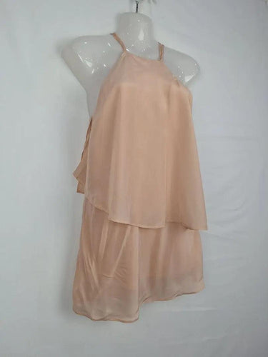 Witchery Nude Layered Halter Top Size 8 by SwapUp-Online Second Hand Store-Online Thrift Store